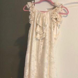 BCBGMAXAZRIA short ruffle dress